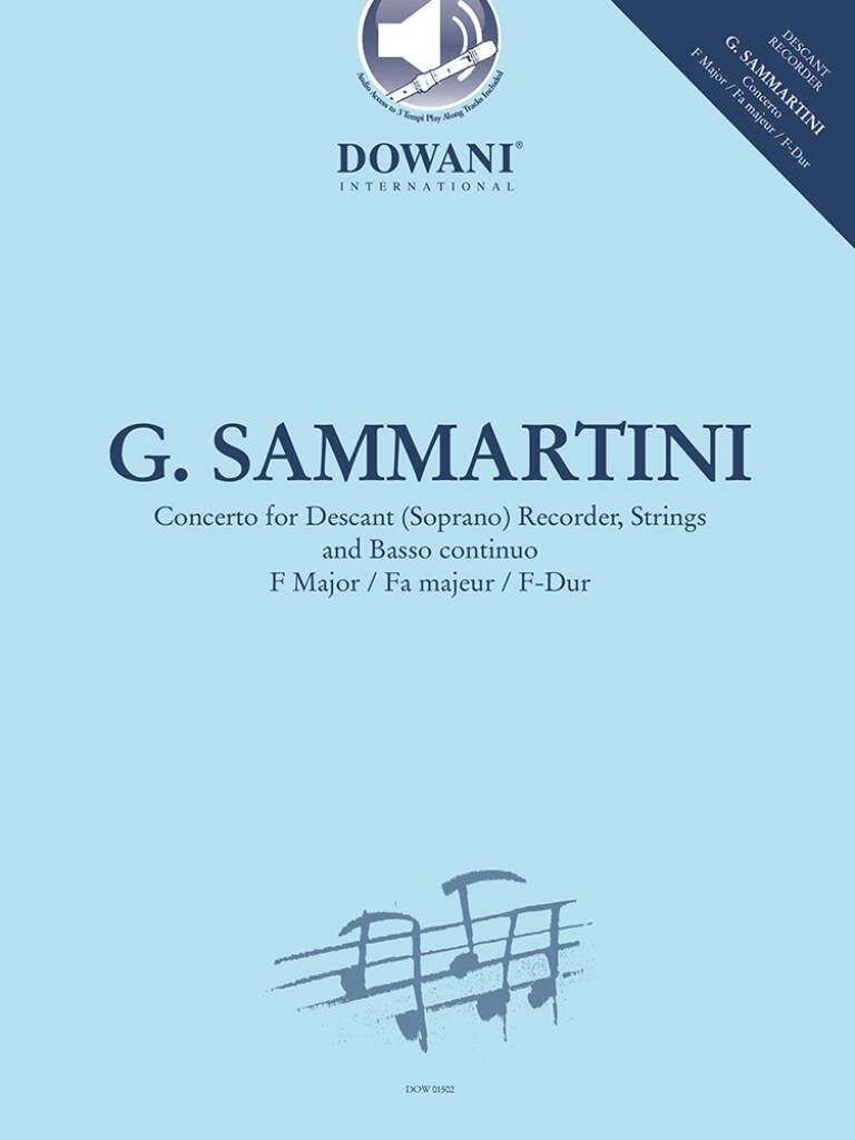 Concerto for Descant Recorder, Strings, B.c. in F